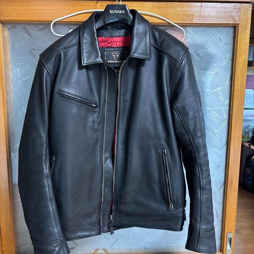 TRIUMPH シングルライダースジャケット M 黒