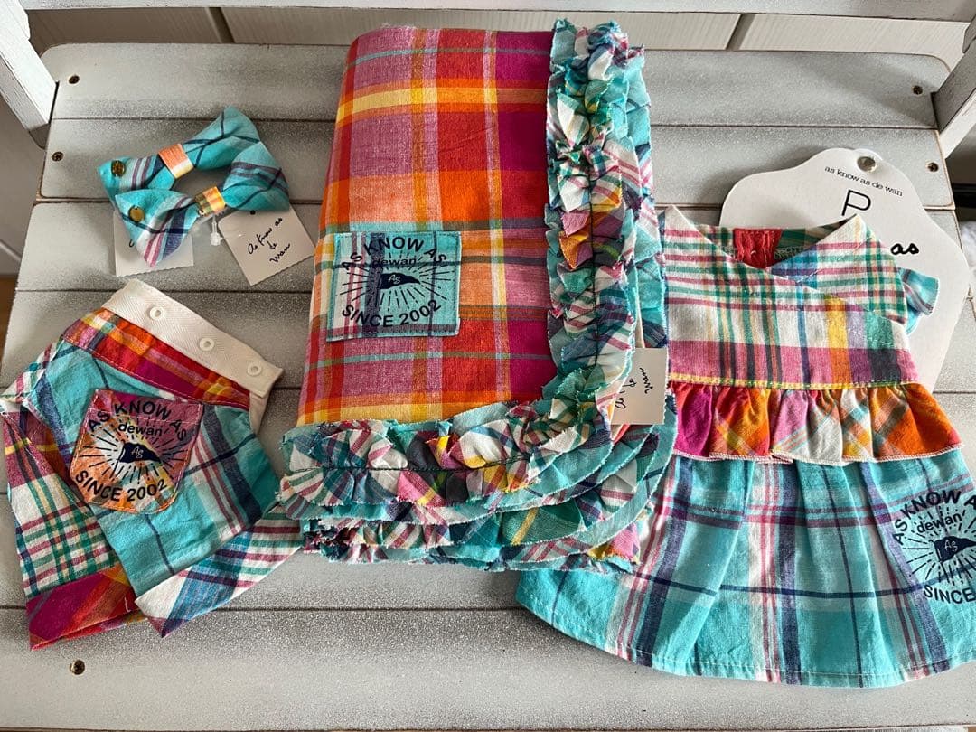 アズノウアズデワンasknowasdewan♡マドラスサマーバケーションset品