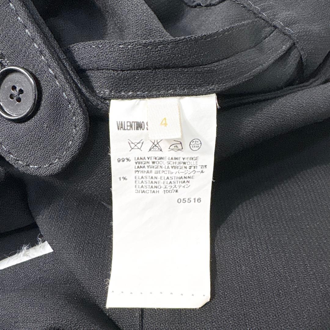 VALENTINO バレンティノ パンツスーツ セットアップ ブラック 4サイズ