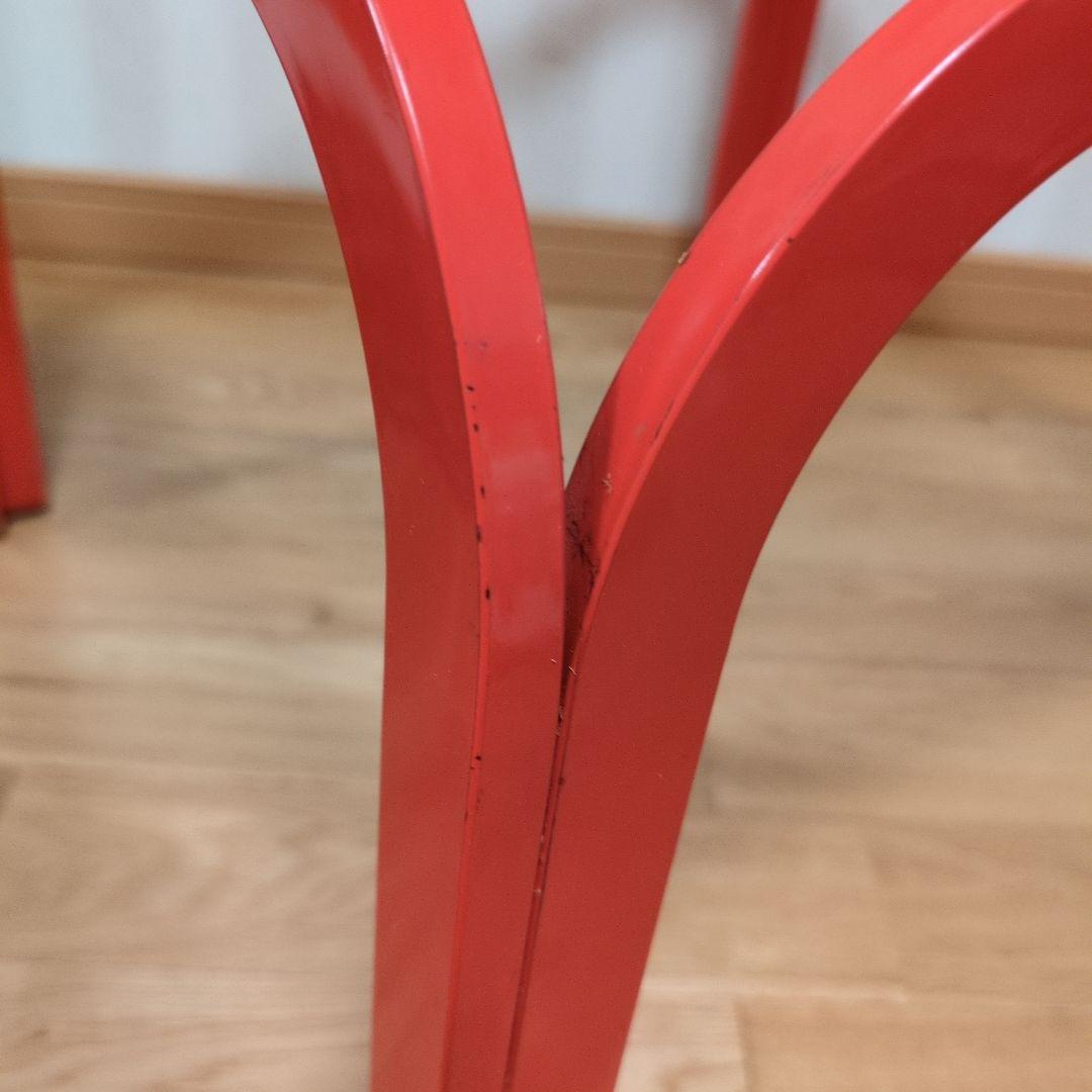 レトロポップ ガラステーブル