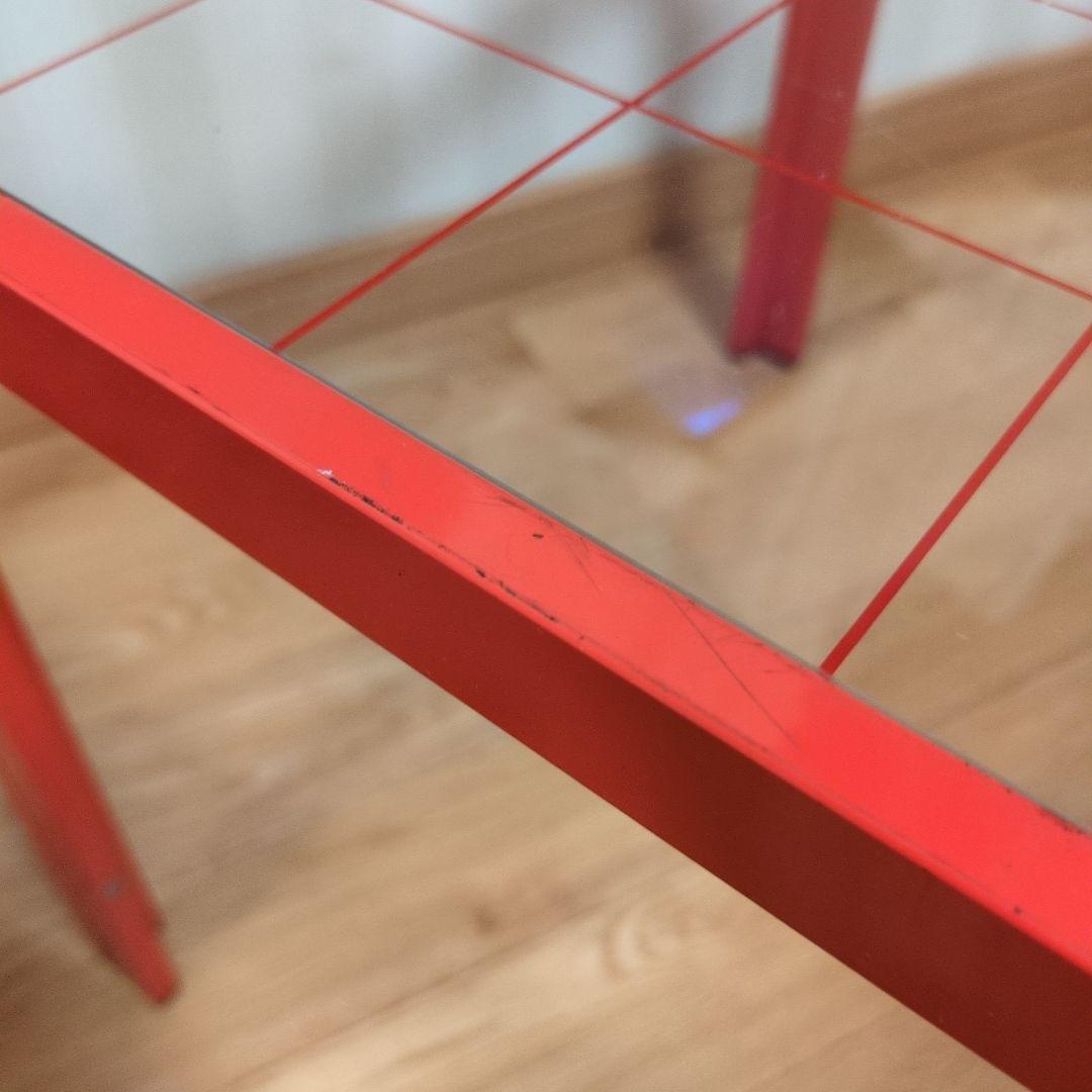 レトロポップ ガラステーブル