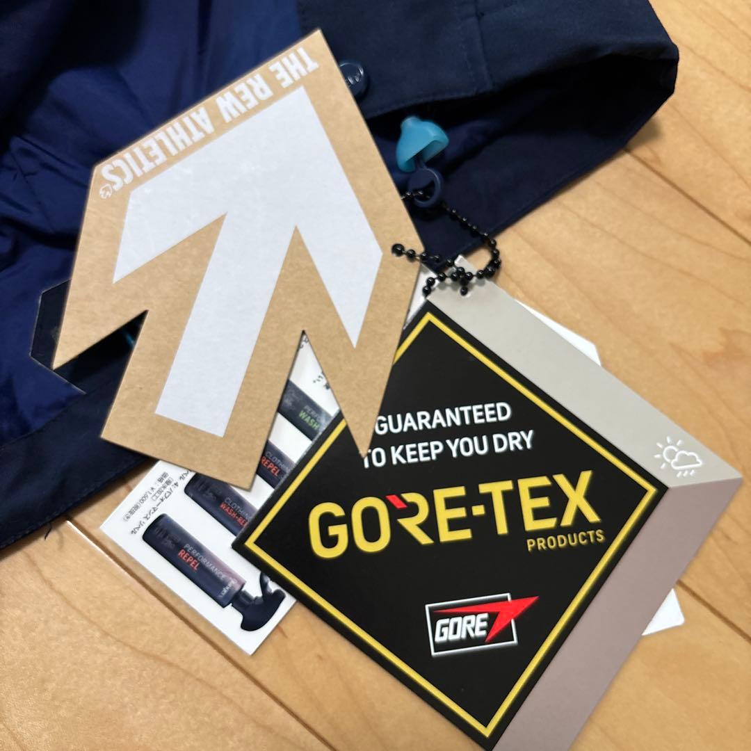 【美品】 REW　アールイーダブリュー　GORE-TEX ウェア　紺　S