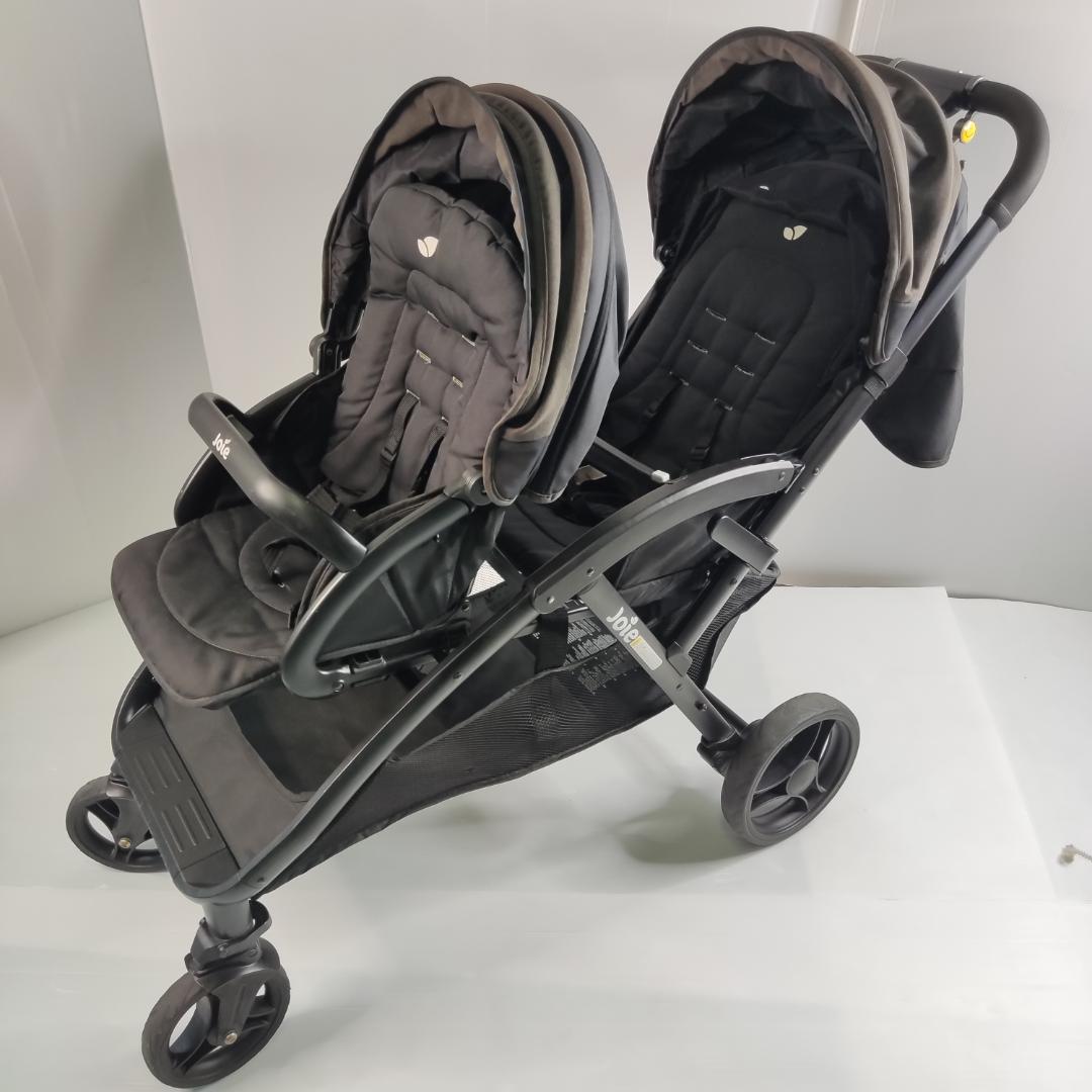 Joie エヴァライトデュオ　2人乗りベビーカー グレー 送料込み