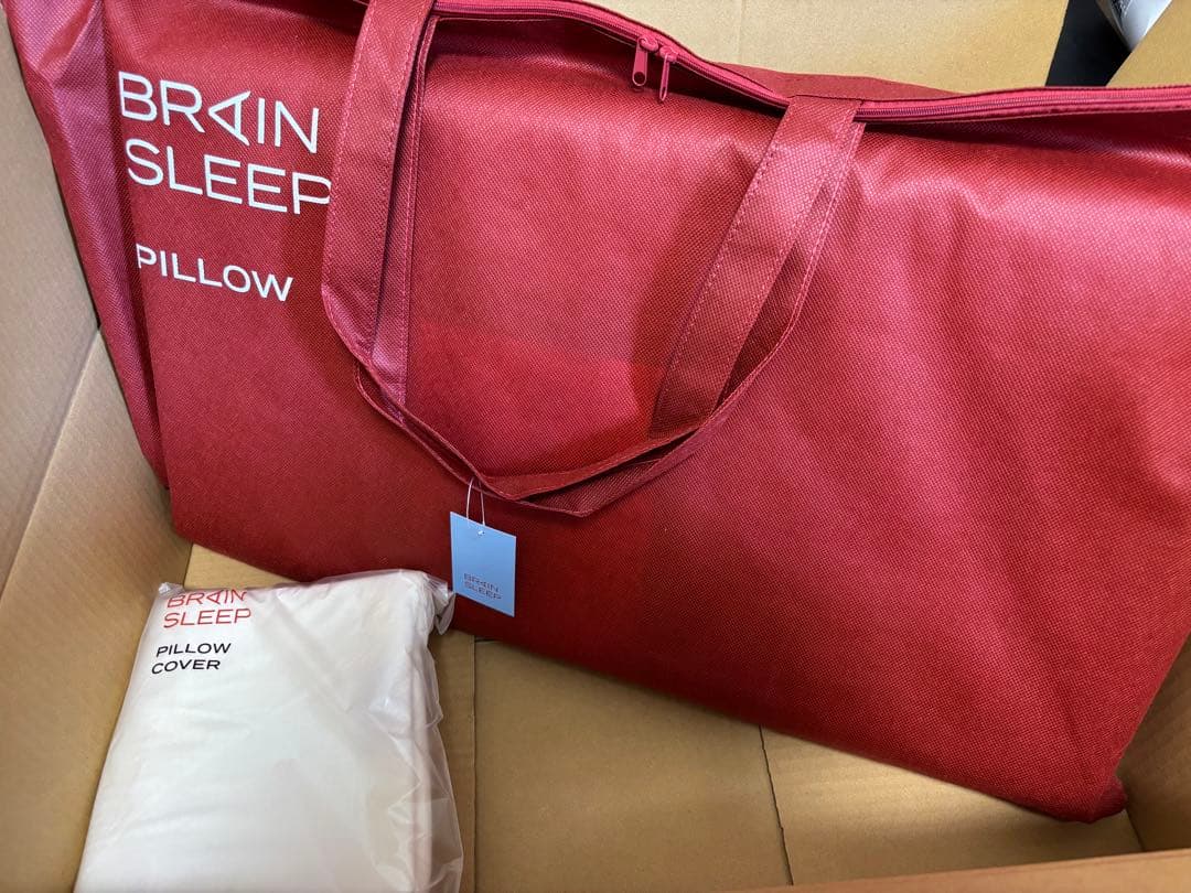本体新品 カバー2枚付 ブレインスリープ ピロー LOW