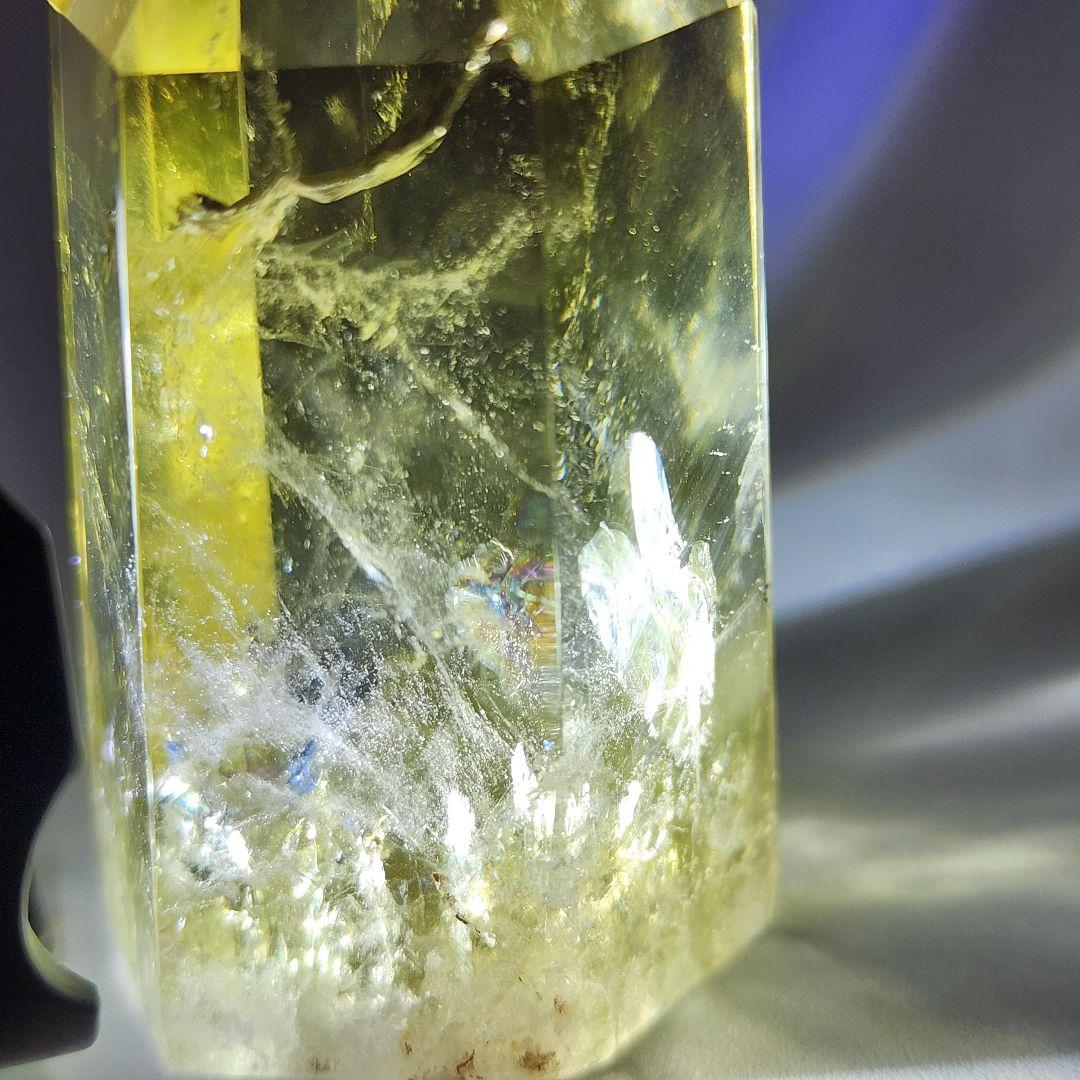 超希少シトリン原石タワーラダー入り 天然石パワーストーン