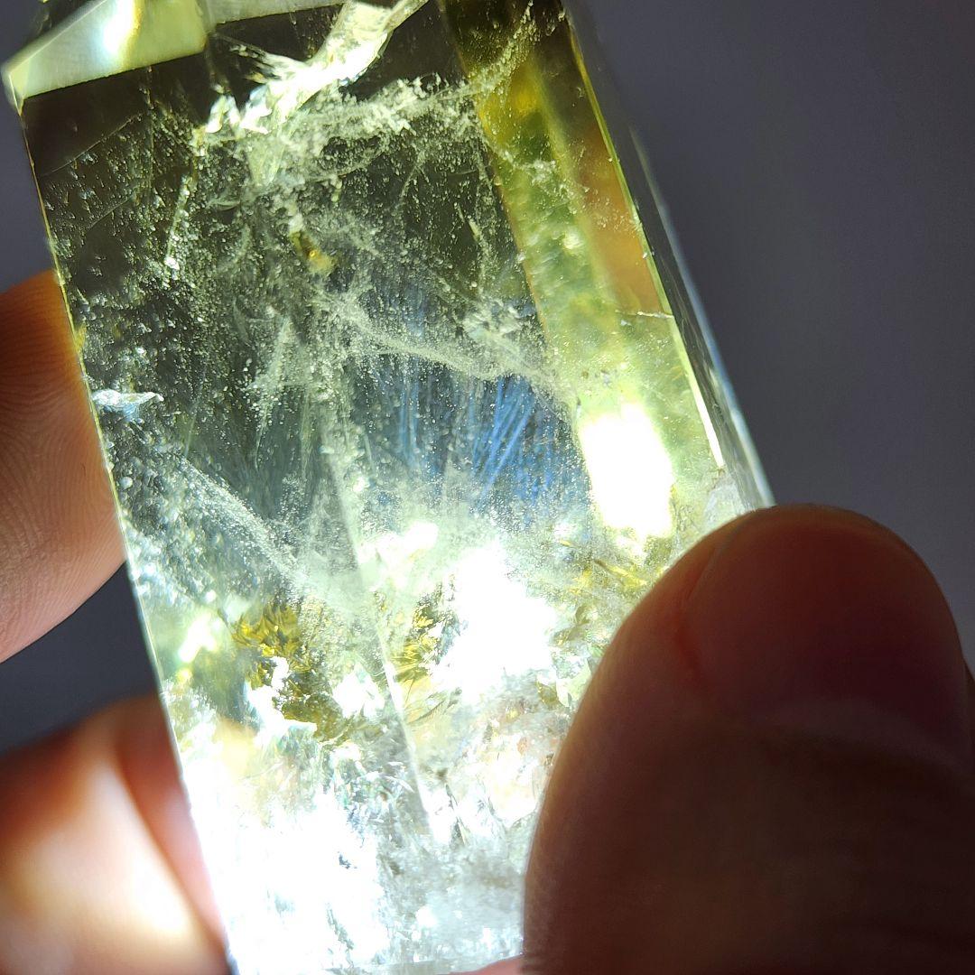 超希少シトリン原石タワーラダー入り 天然石パワーストーン