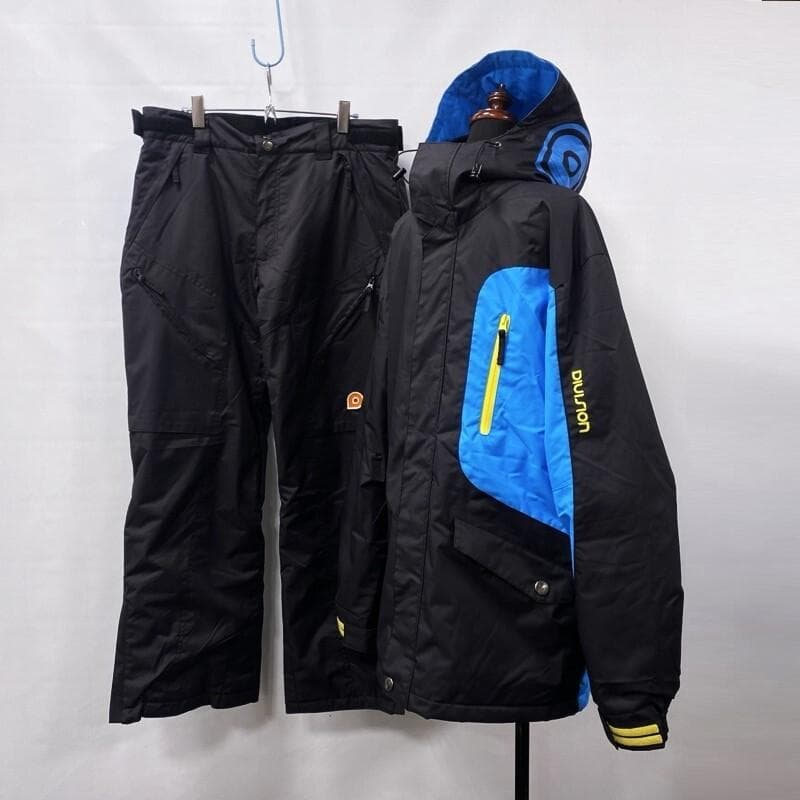 ディヴィジョン/配色切り替え/スノーボードウェアセットアップ/ジャケット+パンツ