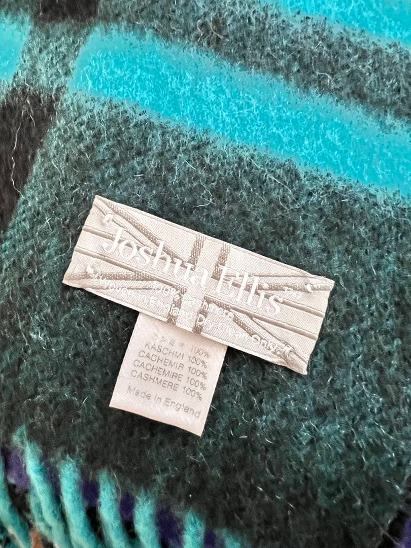 【国内正規品】ジョシュアエリス　カシミア100% 大判ストール　希少完売