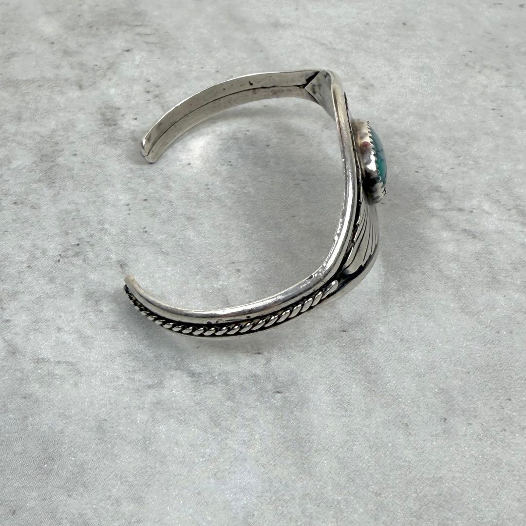 NAVAJO ナバホ BB刻印 カラーストーンシルバーバングル