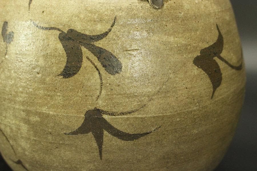 茶道具 三耳 絵唐津 水指(ZE612)