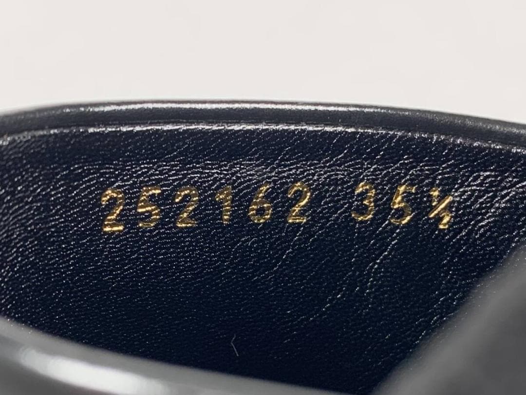 【正規品】美品 グッチ GUCCI レザー ハイヒール パンプス 35 1/2