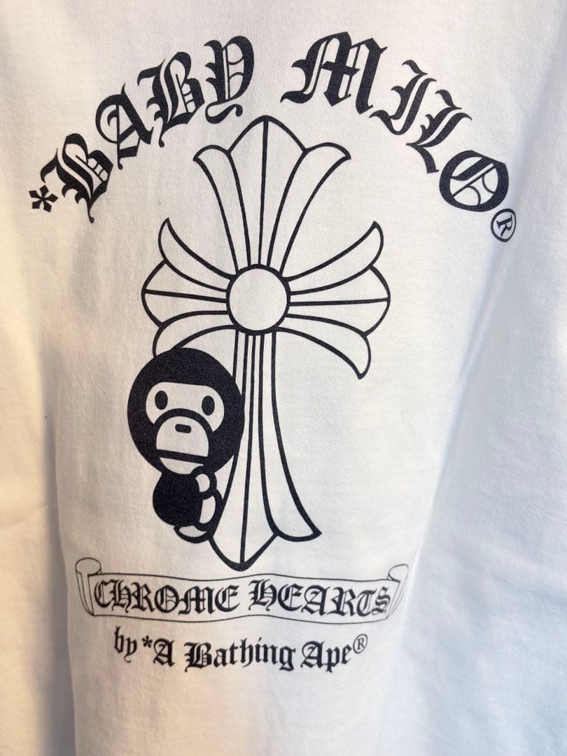 r*e様 CHROME HEARTS APE ホワイト Tシャツ XLサイズ