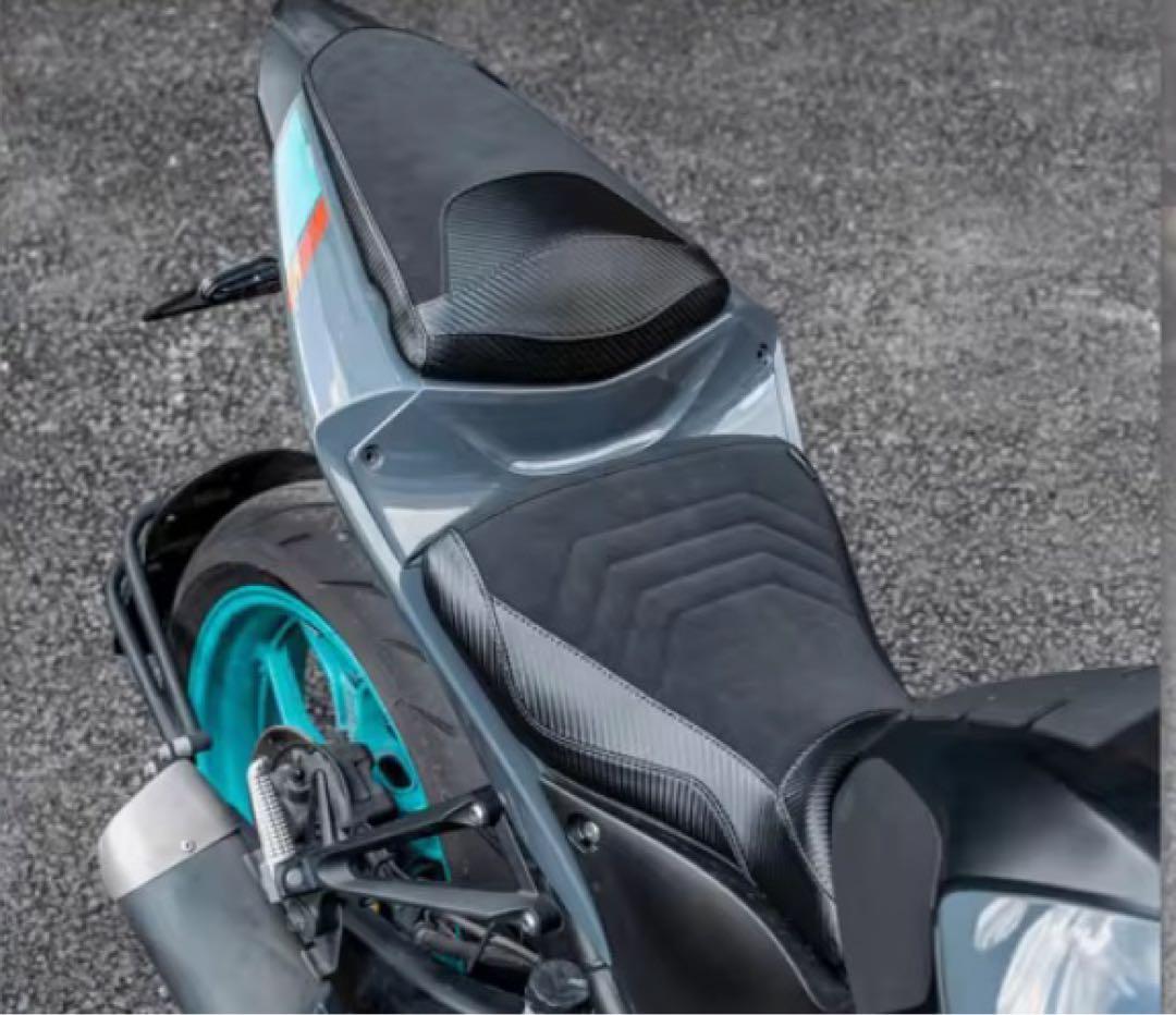 ヤマハ MT-25 03 YZF-R25 R3 カスタム用　フロントシート　灰色