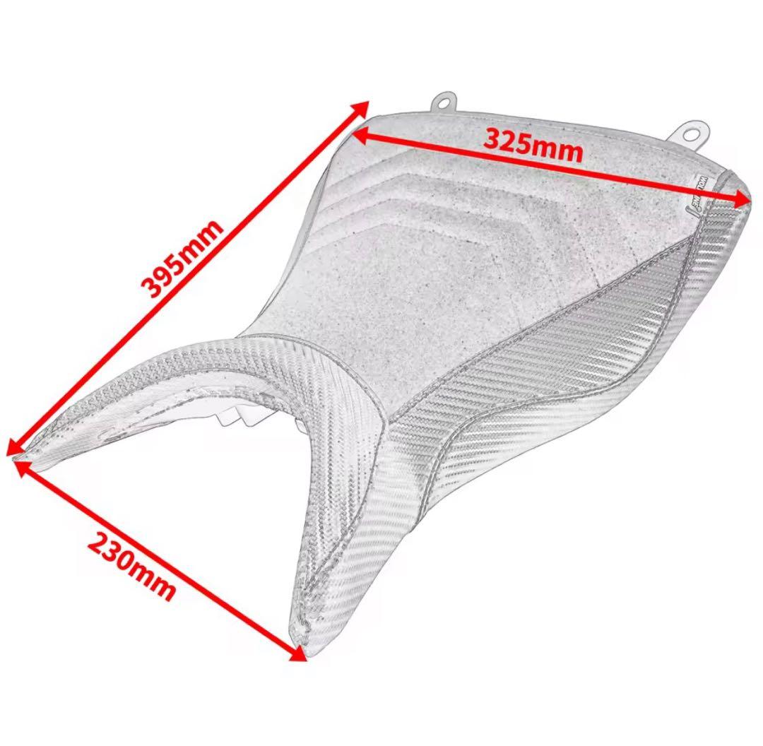 ヤマハ MT-25 03 YZF-R25 R3 カスタム用　フロントシート　灰色