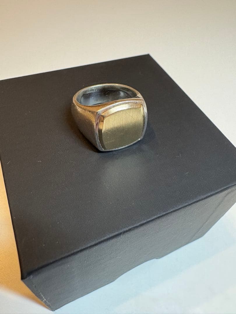 【美品】 TOMWOOD トムウッド Cushion Gold リング50