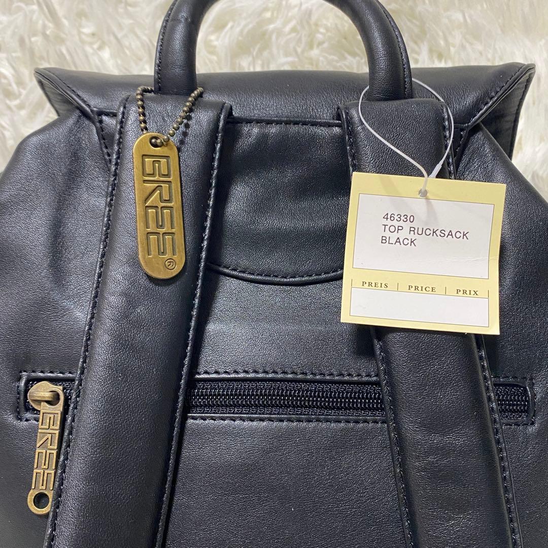 未使用品✨ BREEブリー　オールレザー　リュック バックパック