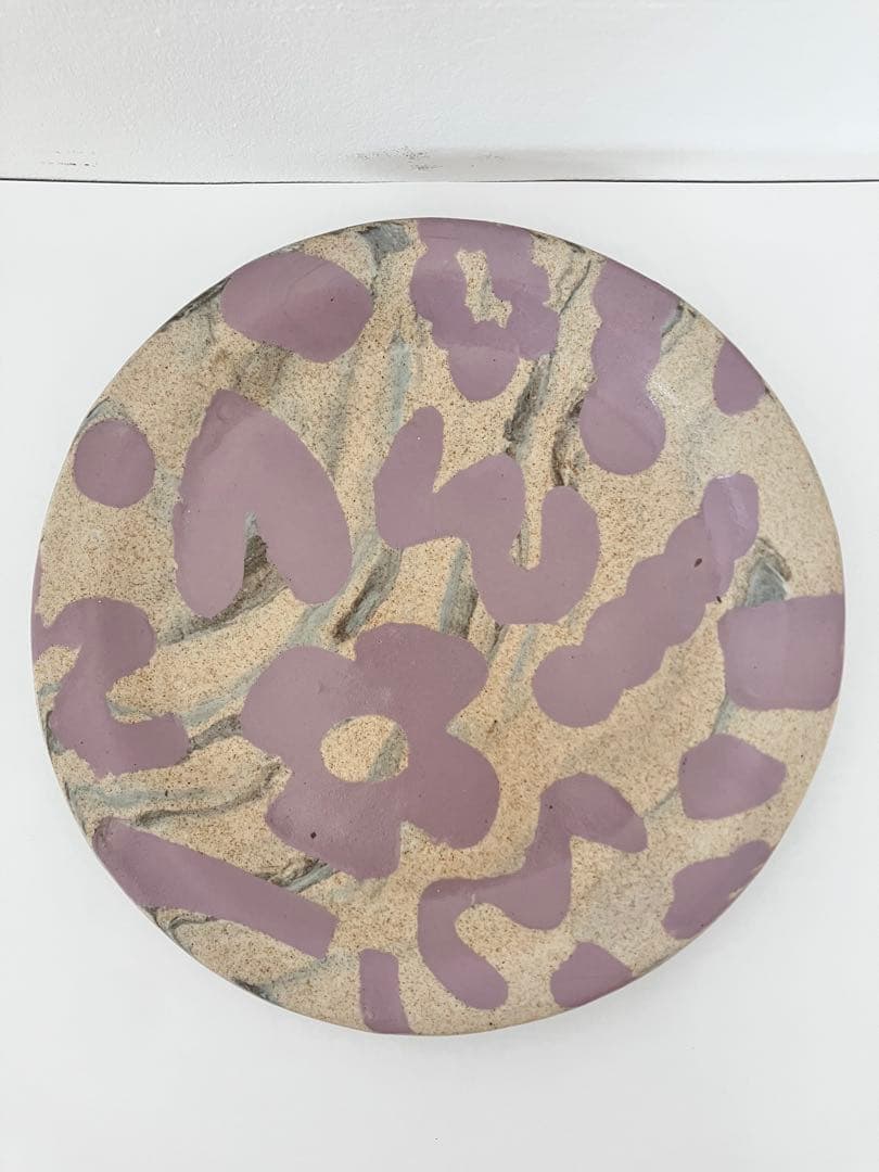 竹村良訓 プレート 直径約20.5cm