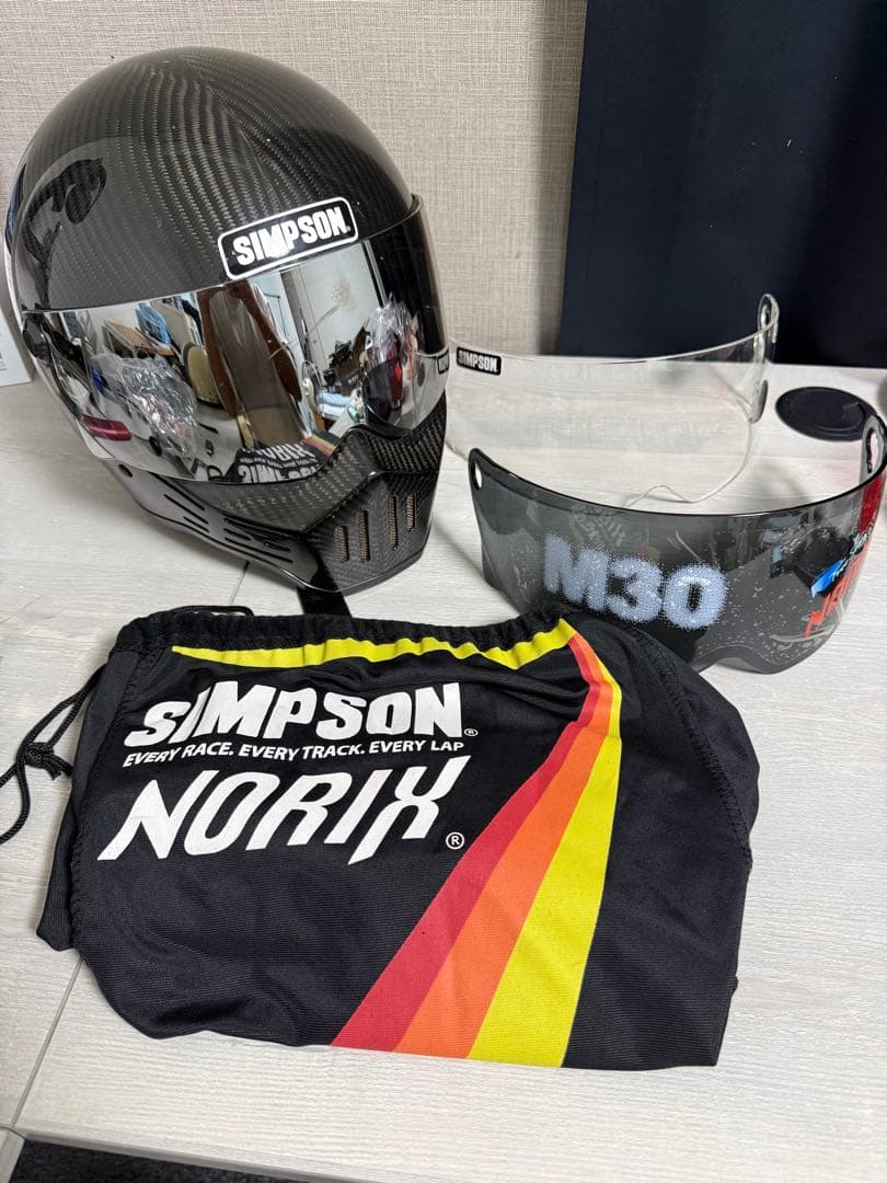 SIMSON カーボンブラック フルフェイス