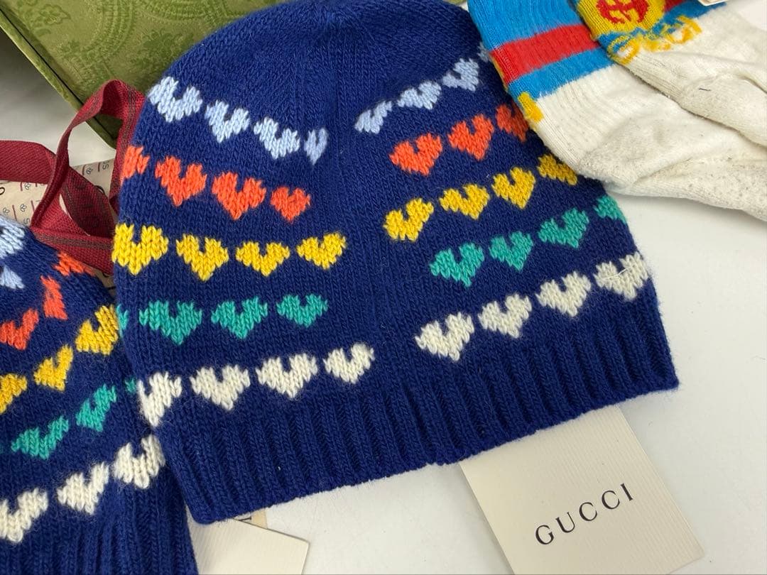 【ベビー】新品含/グッチ4点セット‼️ハット/ニットキャップ/靴下/GUCCI