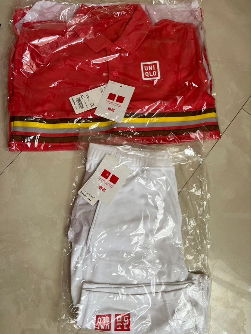 新品　錦織圭モデル　UNIQLOテニスウェア上下セットxs