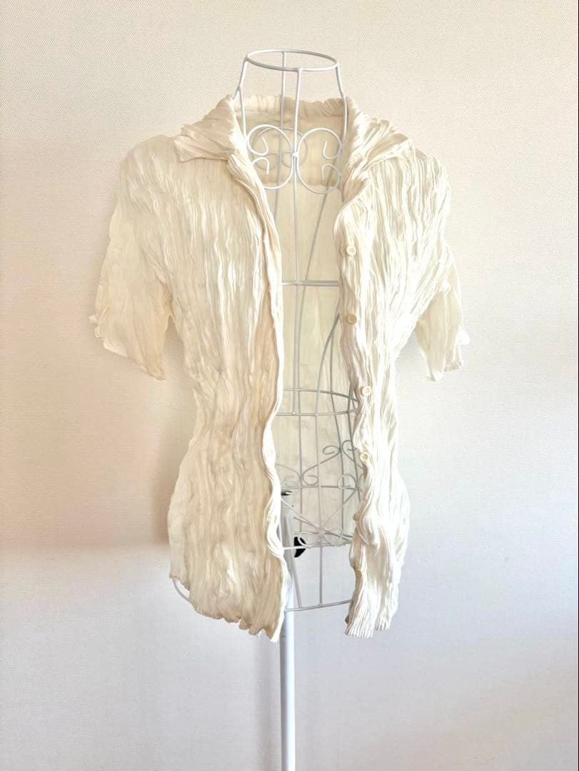 ISSEY MIYAKE・WHITE LABEL　イッセイミヤケ 半袖シャツ