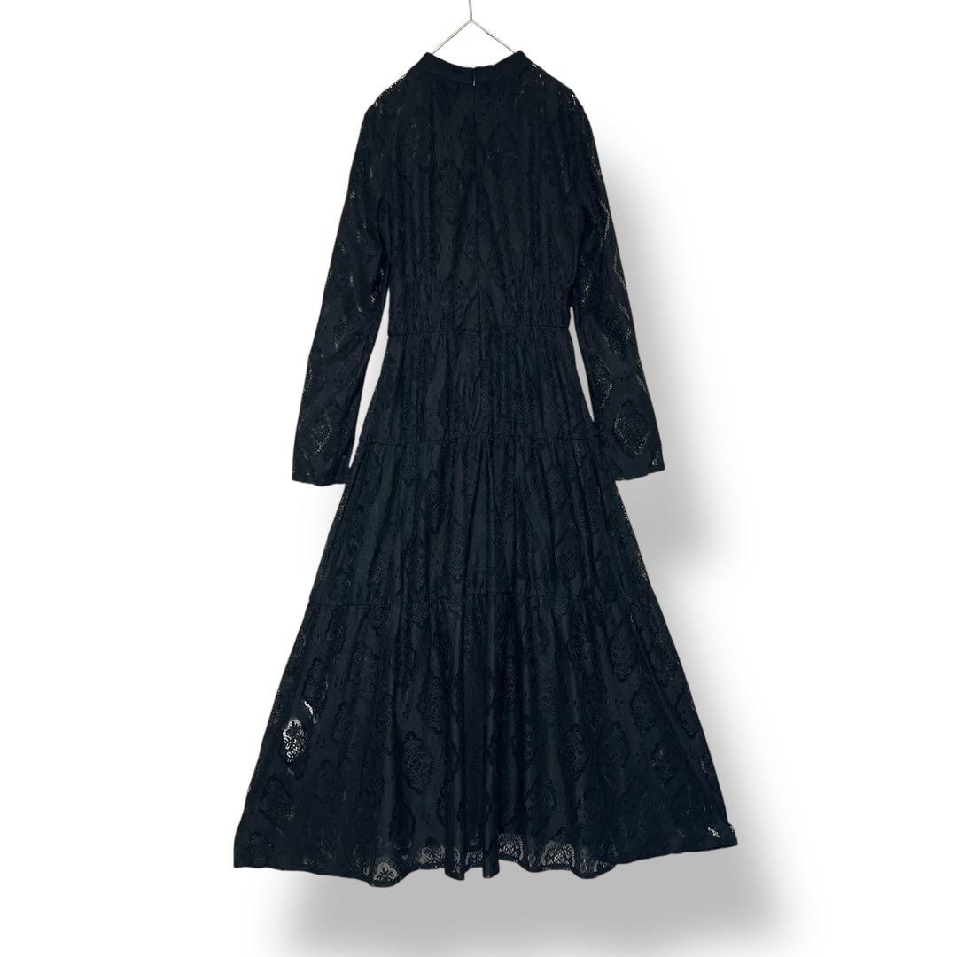 【美品】Ameri アメリ LACE SHIRRING DRESS