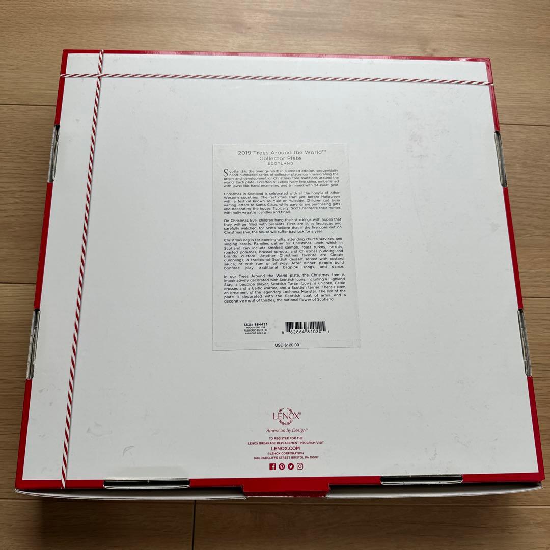 [新品・未使用] レノックス クリスマスプレート 2019