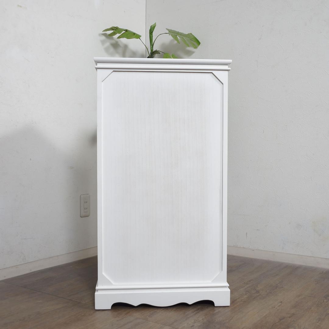 【新品・未使用】　 アンティーク調　シャビー仕上げ　チェスト ４杯