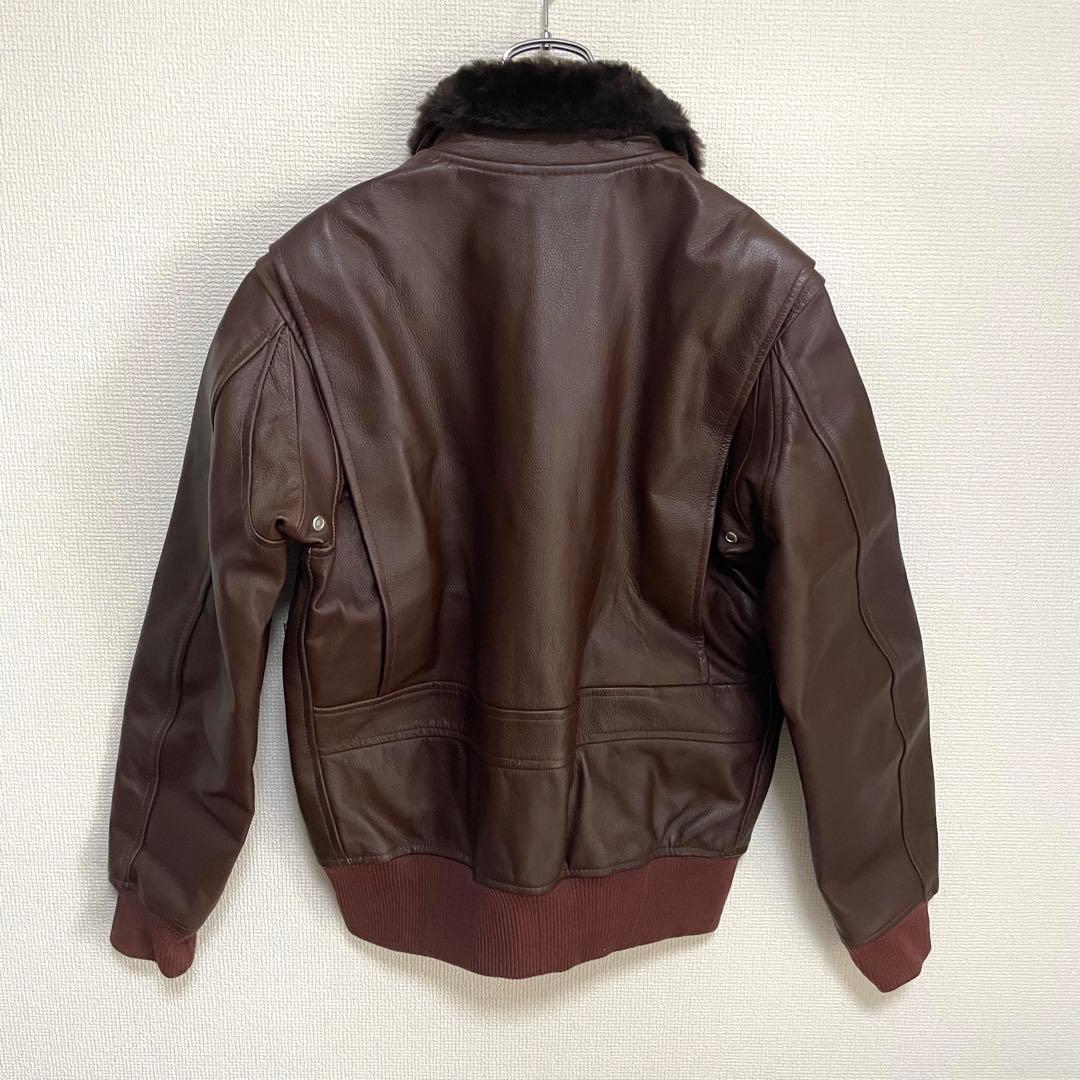 未使用 タグ付 HORN WORKS レザー G-1ボア フライトジャケット