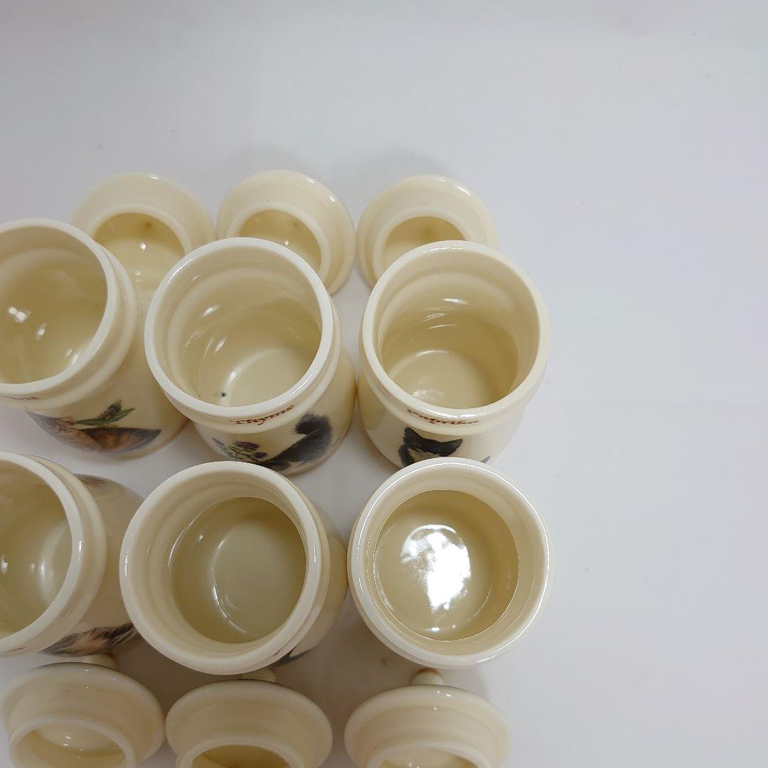 ダンバリーミント社 レズリー・アン・アイボリー スパイスジャー 6個セット①