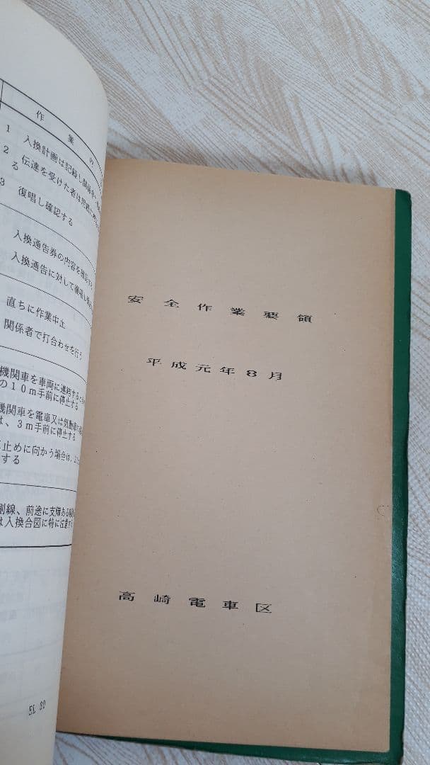 動力車乗務員標準集　JR東日本　希少　レア　国鉄