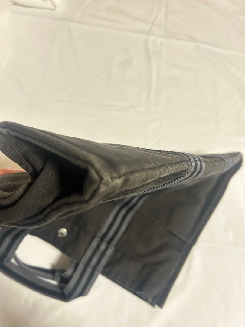 エルメス フールトゥ MM ブラック トートバッグ キャンバス 正規品