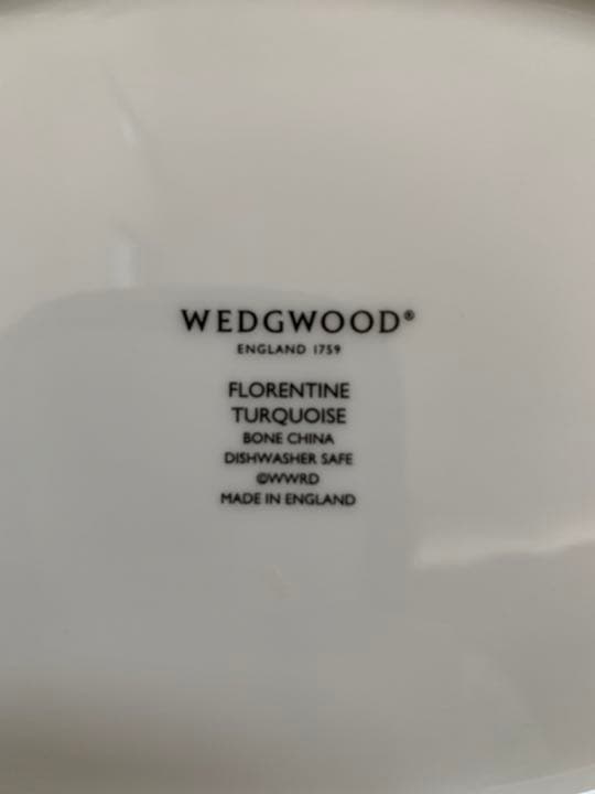 新品 ウェッジウッド フロレンティーン ターコイズ ミニチュア ティーセット