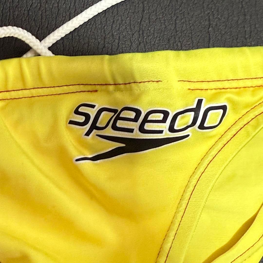 Speedo 競泳水着 イエロー/レッド SSサイズ