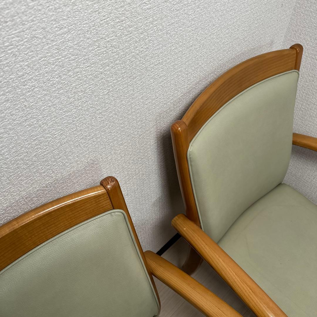 カリモク ダイニングチェア アームチェア 4脚セットi4※