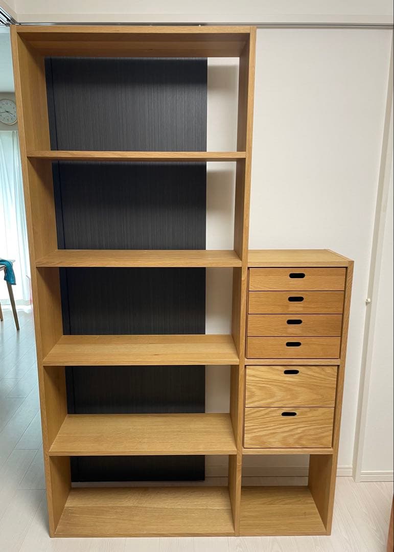 【世田谷区直接引取】無印良品スタッキングシェルフ チェスト2個付