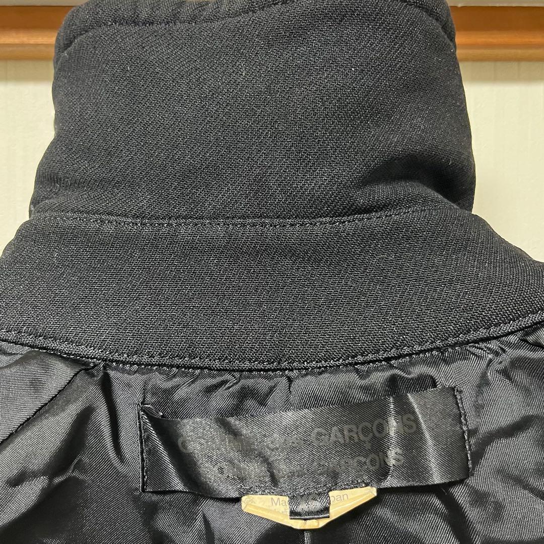 コムデギャルソン コムコム 2016 A/W トレンチコート 黒 XS ポリ縮絨