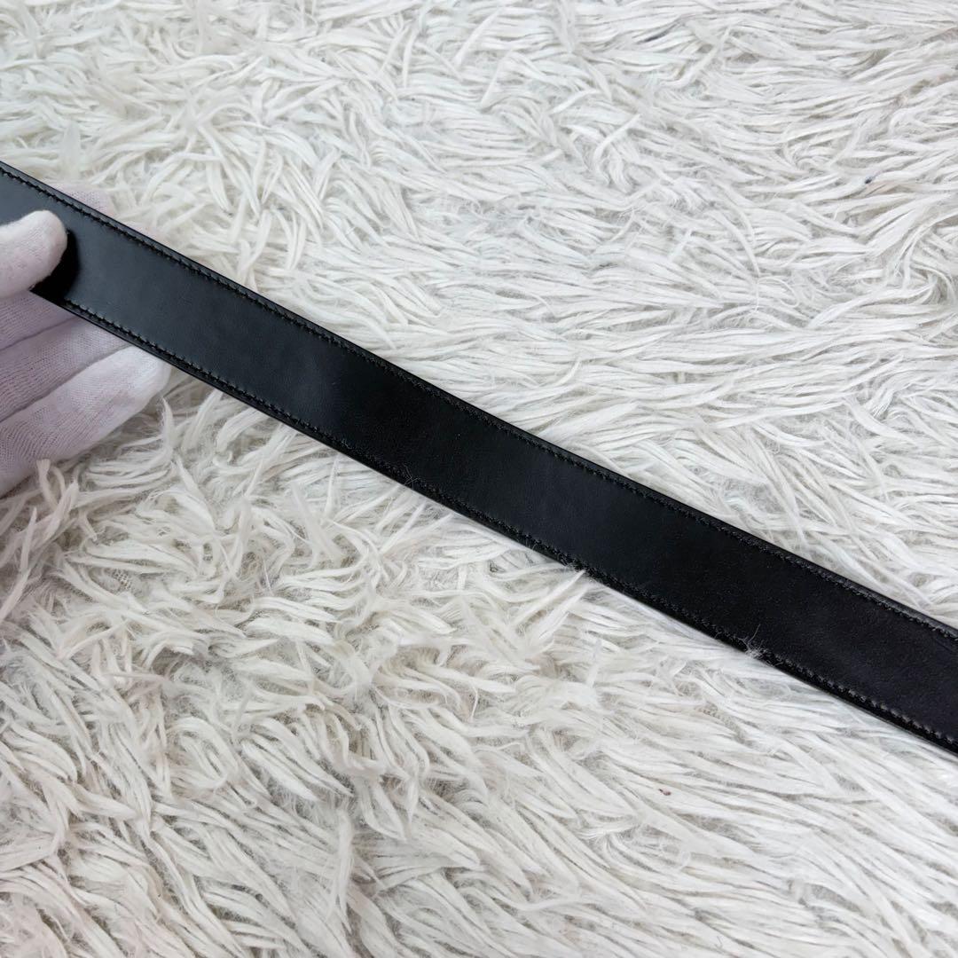 極美品/付属品完備✨ ブルガリ レザー ベルト レッタンゴロ シルバーバックル