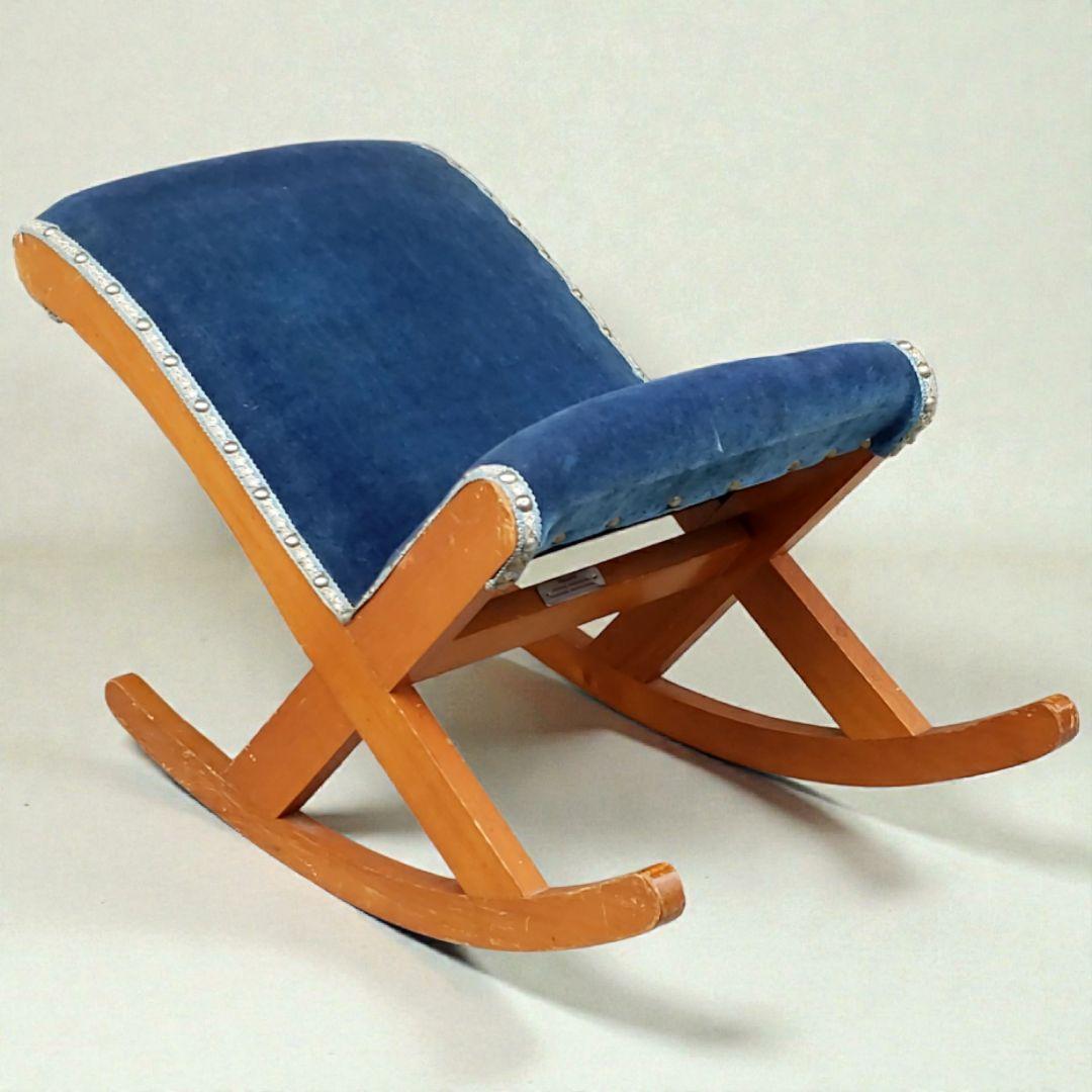 希少 英国 スコットランド製 アースキン ロッキング レッグレスト アンティーク