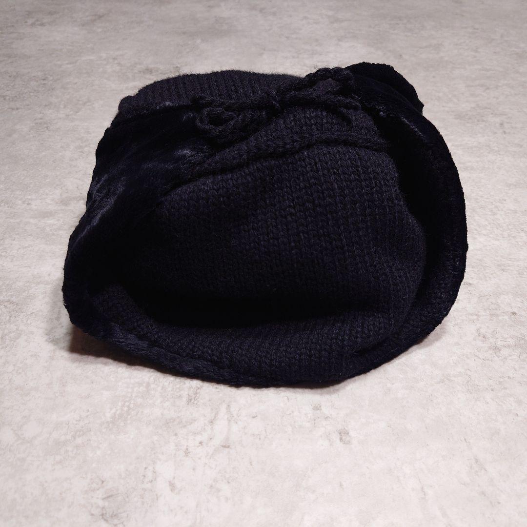 YOHJI YAMAMOTO ヨウジヤマモト ニットフライトキャップ