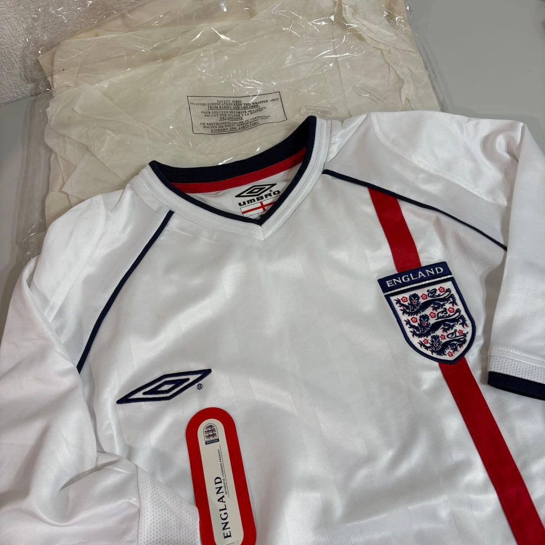 激レア アンブロ イングランド代表 半袖 ユニフォーム 日韓W杯 オフィシャル