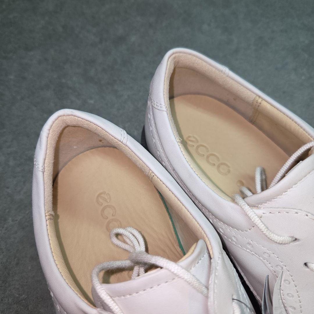 未使用！eccoエコー Tour Hybrid Wingtip ゴルフシューズ白