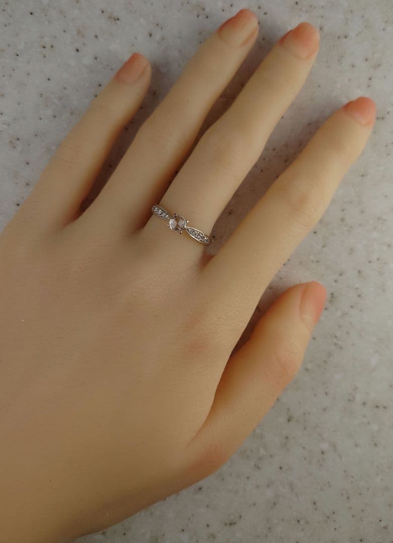 専用　Ptダイヤモンドリング ローズカットダイヤモンド プラチナ ダイヤ