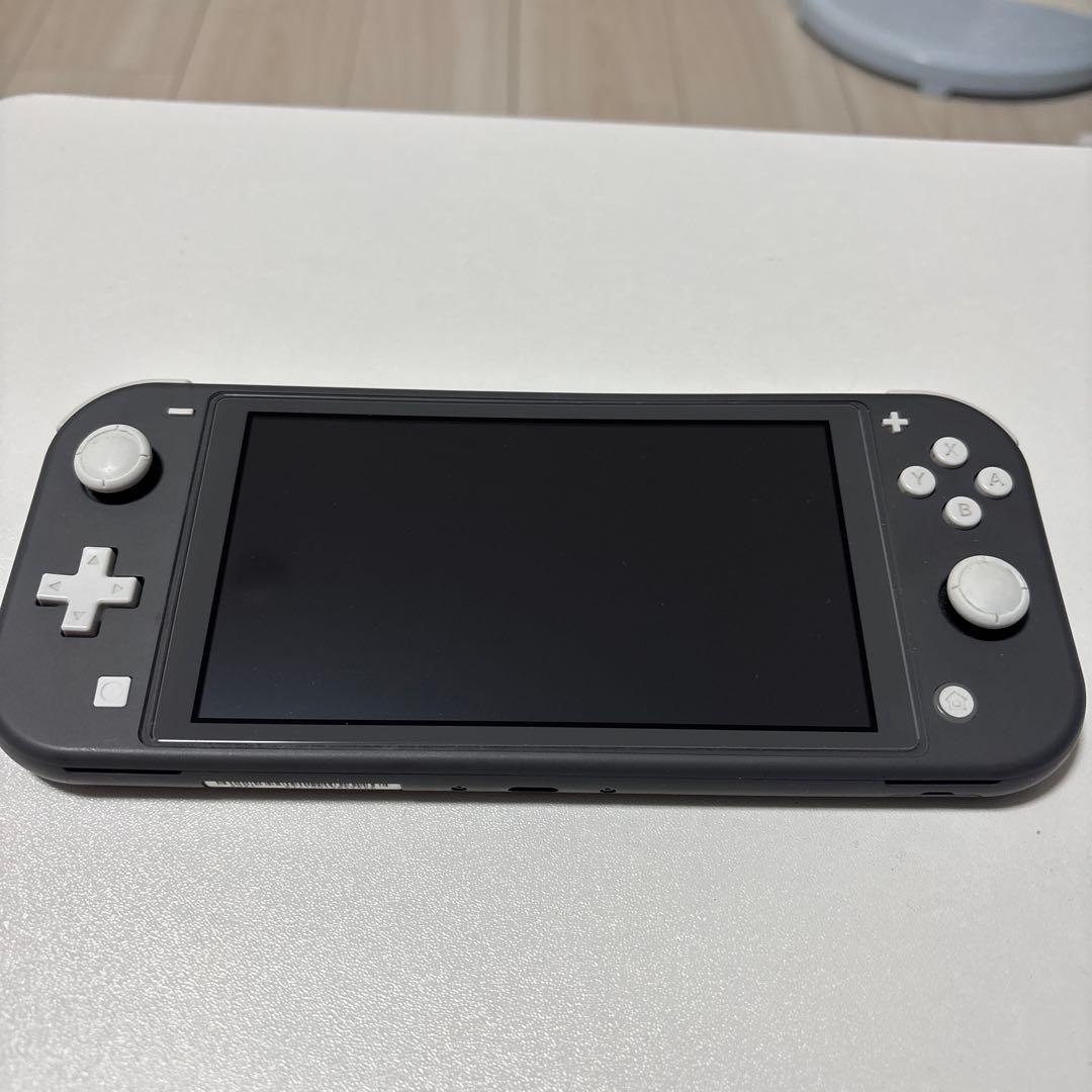 SwitchLiteグレー 充電器付き ポケットモンスターシールドカセット付き
