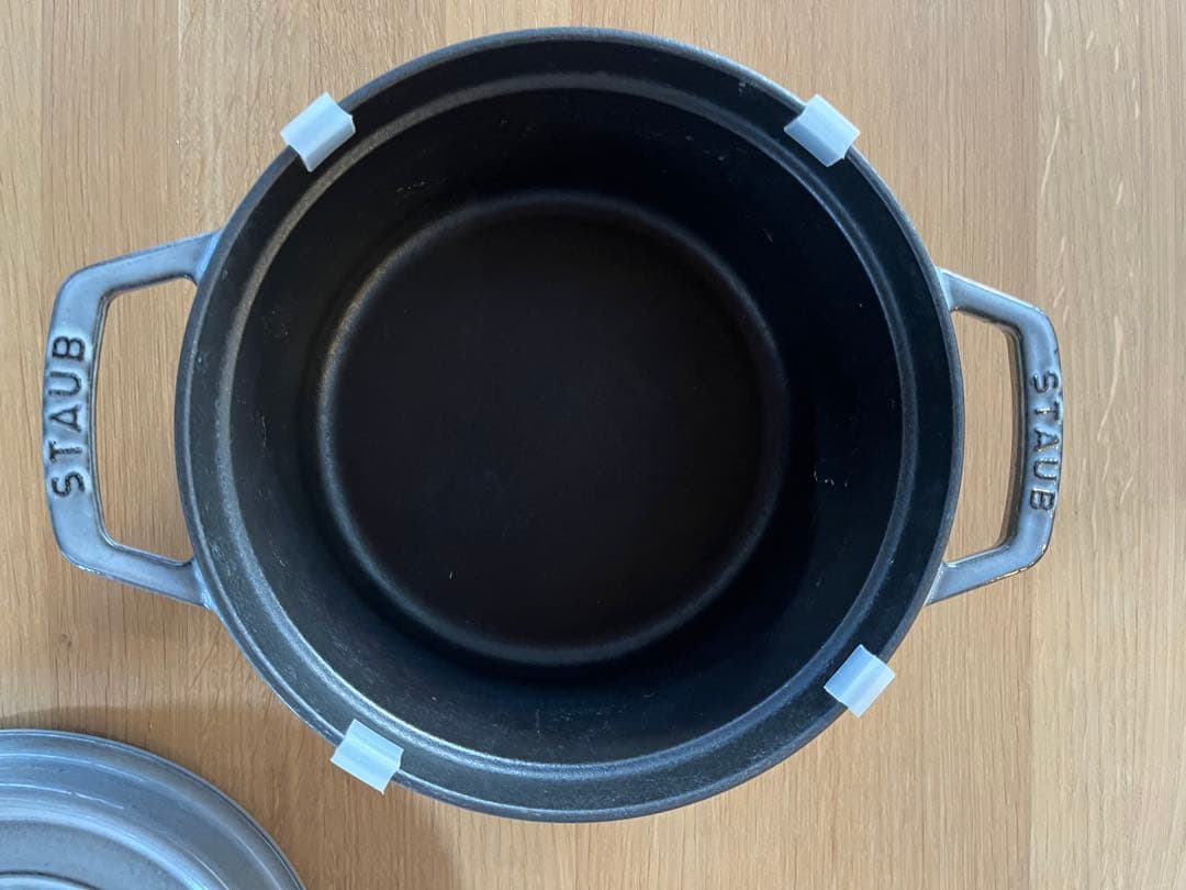 STAUB 両手鍋 グレー 20cm