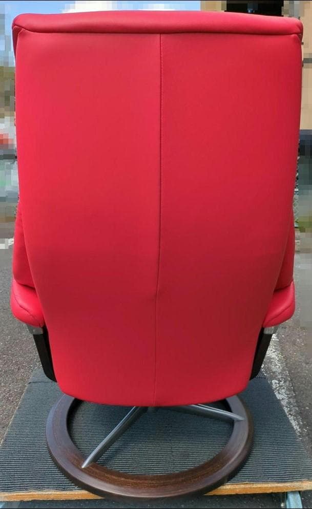 〈セット販売〉エコーネス ストレスレスチェア 赤 正規品 ② チェア