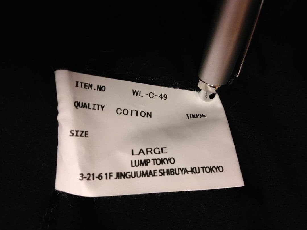 WHIZ LIMITED LAロゴ8分袖カットソー 背中76