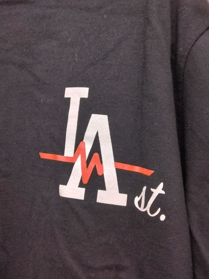 WHIZ LIMITED LAロゴ8分袖カットソー 背中76