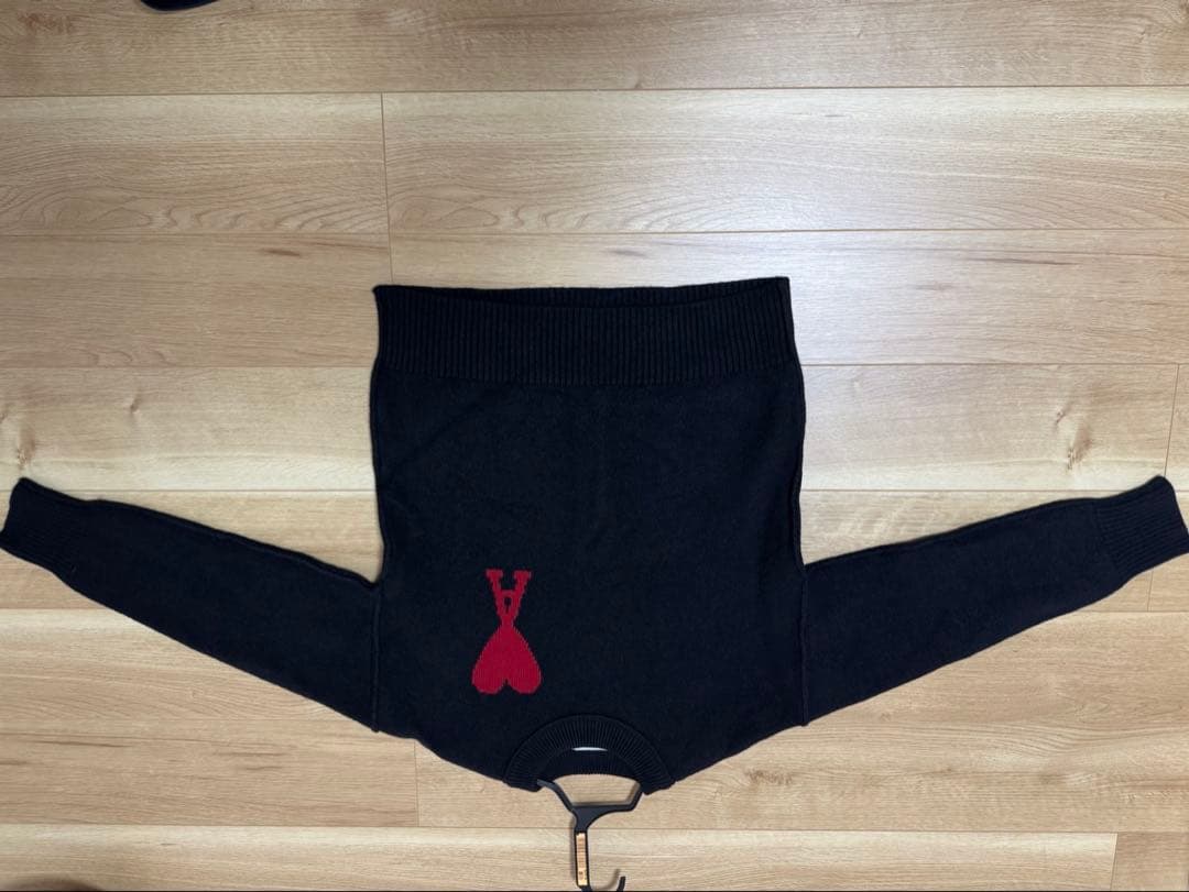 Ami Paris ブラックニットセーター　サイズM