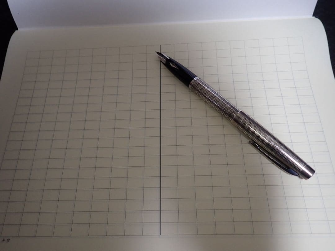 プラチナ万年筆｜プラチナ・プラチナ｜1stモデル｜F（細字｜スターリングシルバー